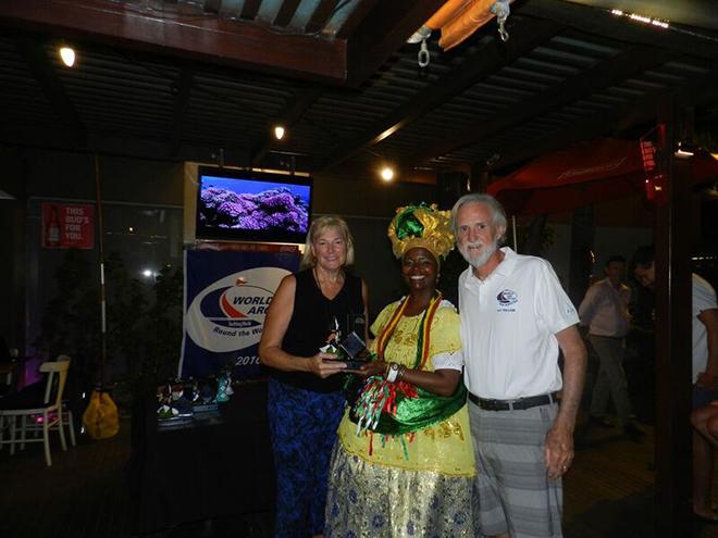 Congratulation to Dennis and Sherry taking 1st place on the longest Leg of World ARC from Cape Town to Salvador - World ARC 2016-17 © World Cruising Club